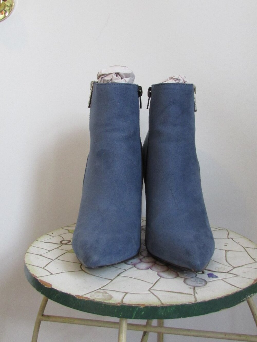 Remi Blue Booties - Picture 3 of 8